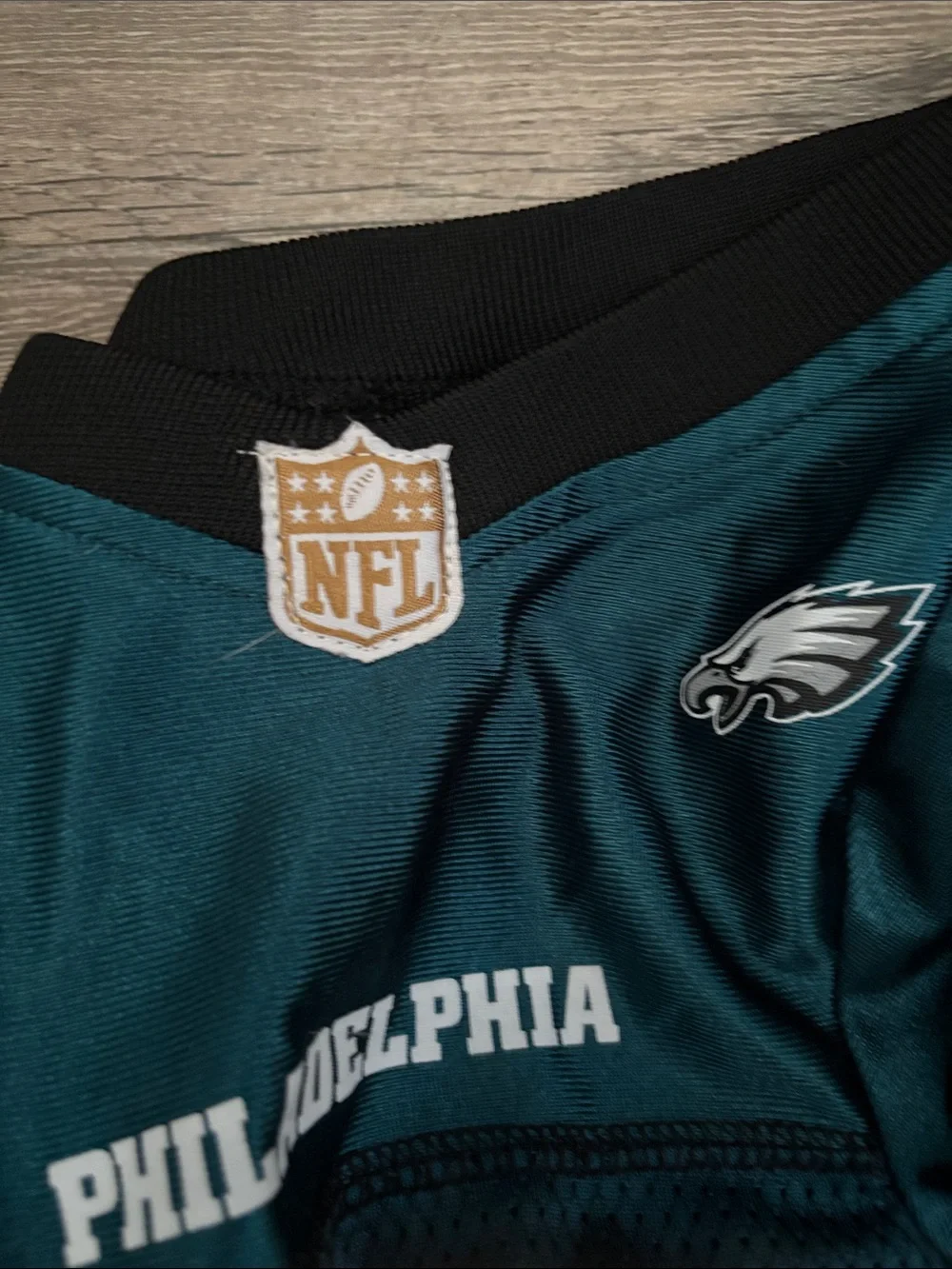 NFL Philadelphia Eagles Teal & White Dog Jersey